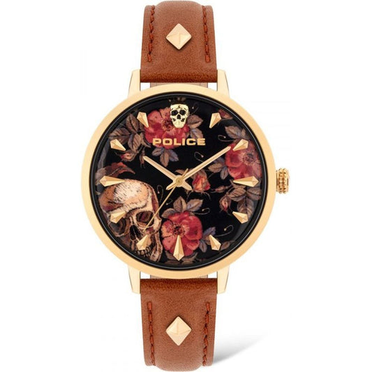 Police Brown Leather Watch $235.00 Police Luzworld