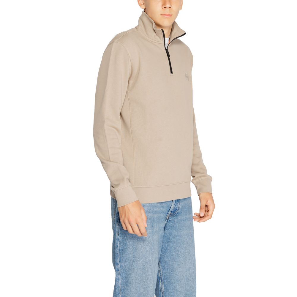 Hugo Boss Brown Cotton Sweatshirt $254.00 Hugo Boss Luzworld