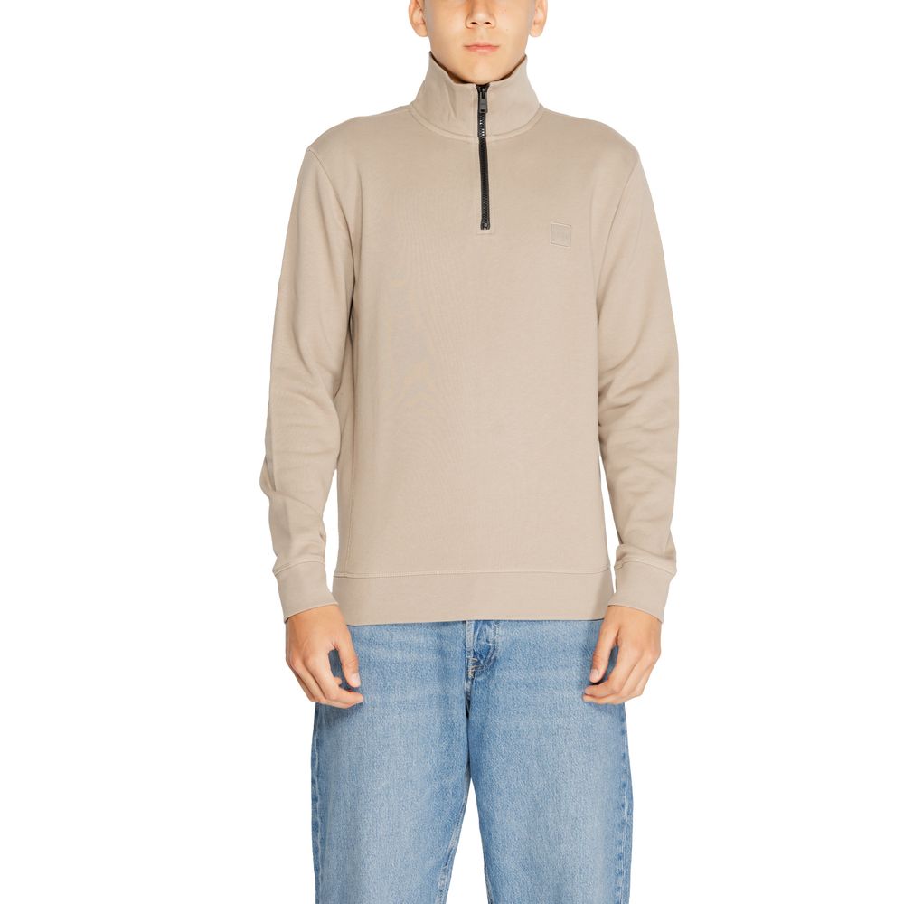 Hugo Boss Brown Cotton Sweatshirt $254.00 Hugo Boss Luzworld