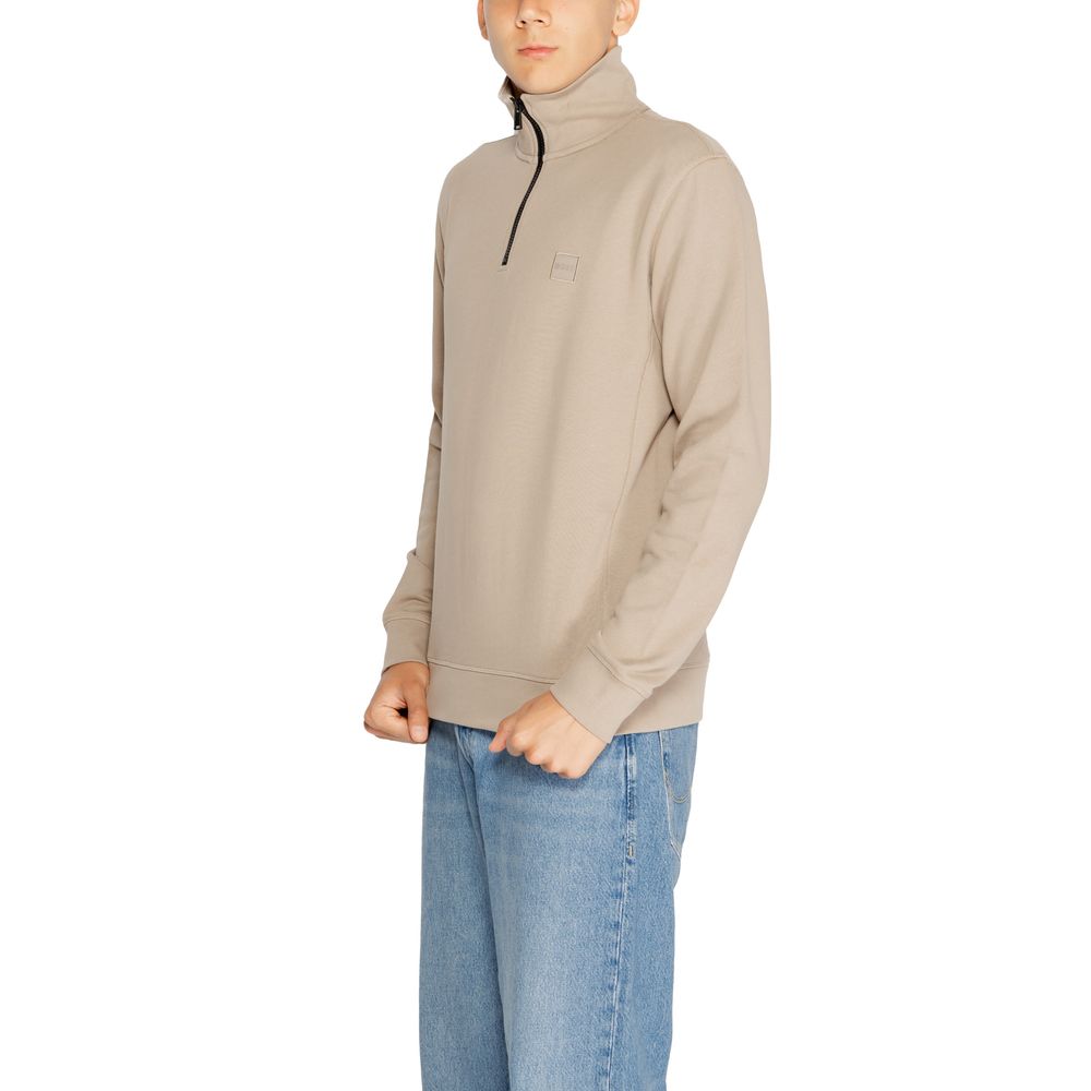 Hugo Boss Brown Cotton Sweatshirt $254.00 Hugo Boss Luzworld