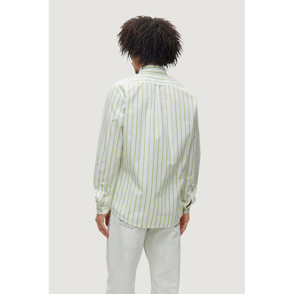 Hugo Boss Green Cotton Shirt $185.00 Hugo Boss Luzworld