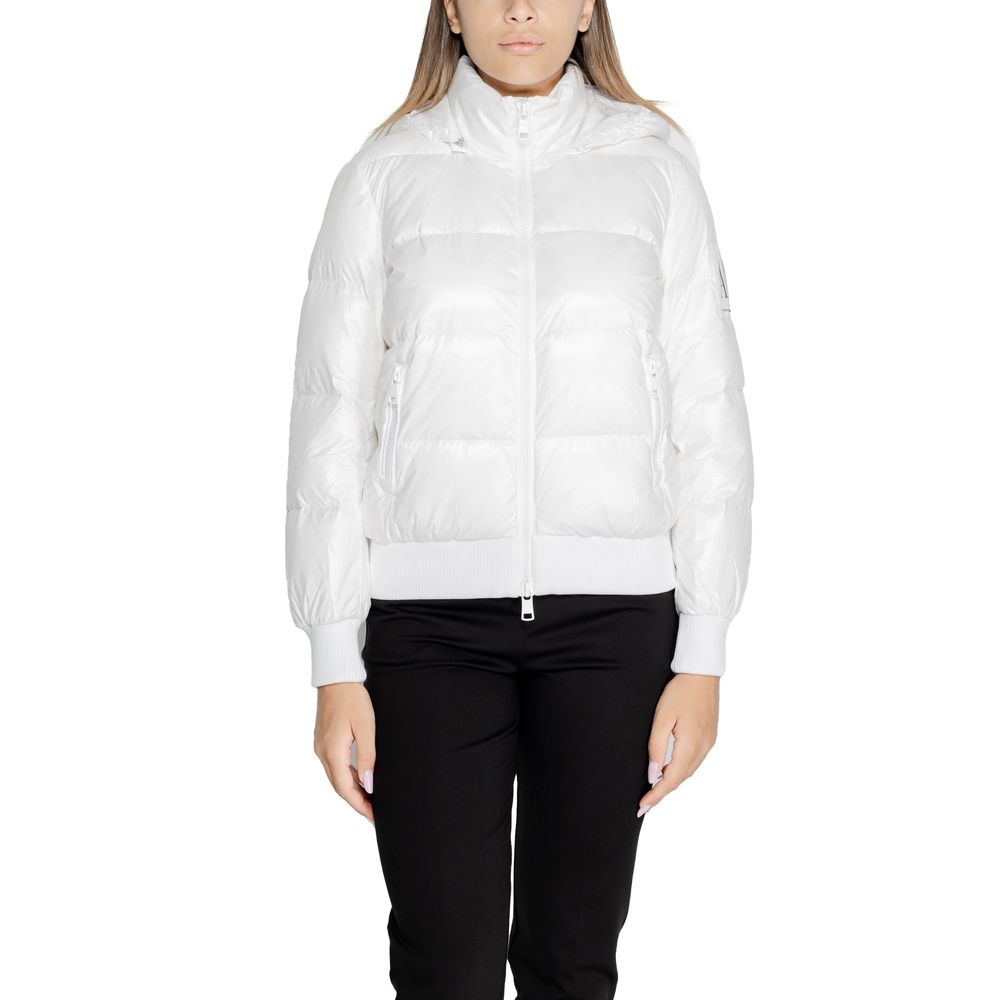 Armani Exchange White Polyamide Jackets & Coat $627.00 Armani Exchange Luzworld