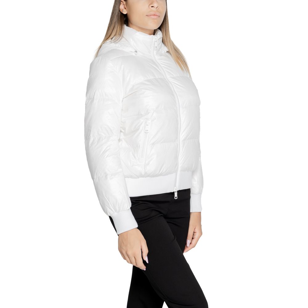 Armani Exchange White Polyamide Jackets & Coat $627.00 Armani Exchange Luzworld