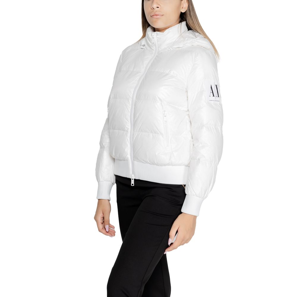 Armani Exchange White Polyamide Jackets & Coat $627.00 Armani Exchange Luzworld