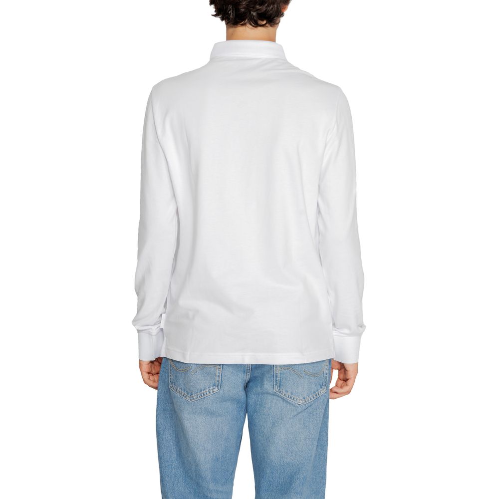Armani Exchange White Cotton Long Sleeve $165.00 Armani Exchange Luzworld