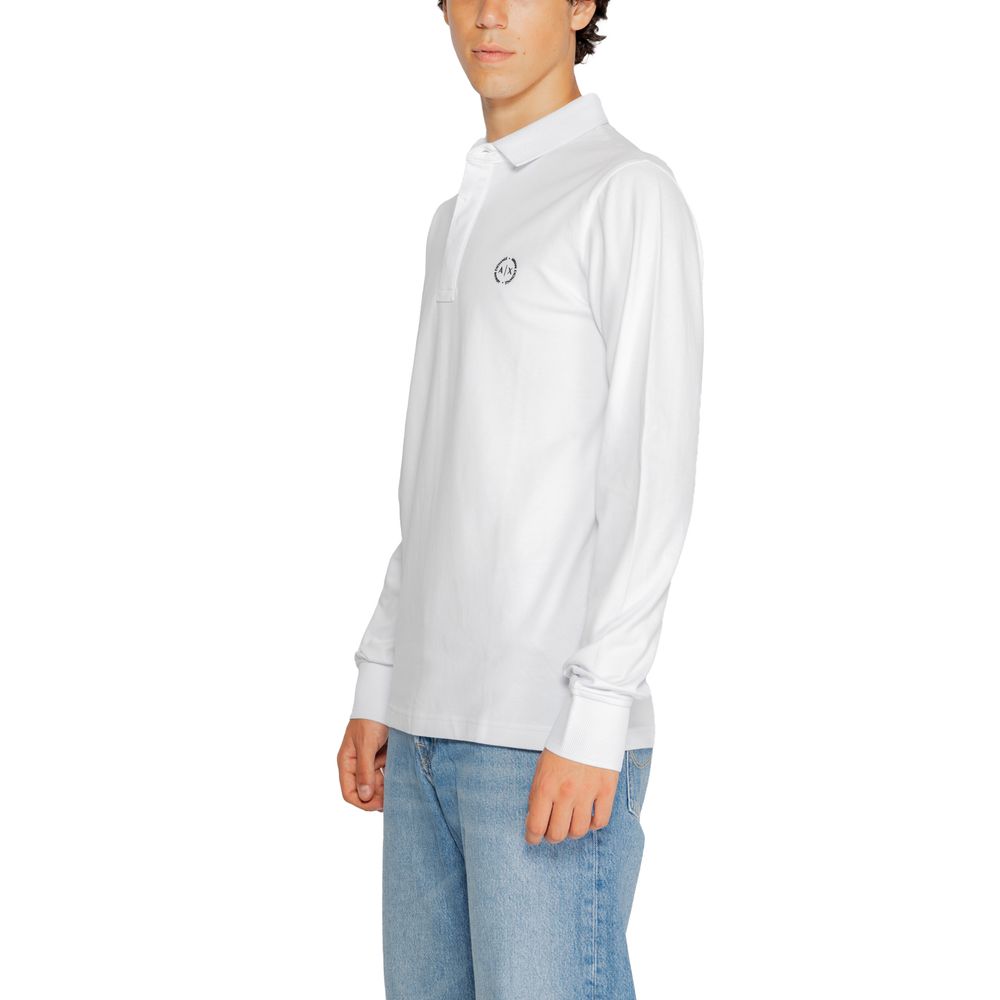 Armani Exchange White Cotton Long Sleeve $165.00 Armani Exchange Luzworld
