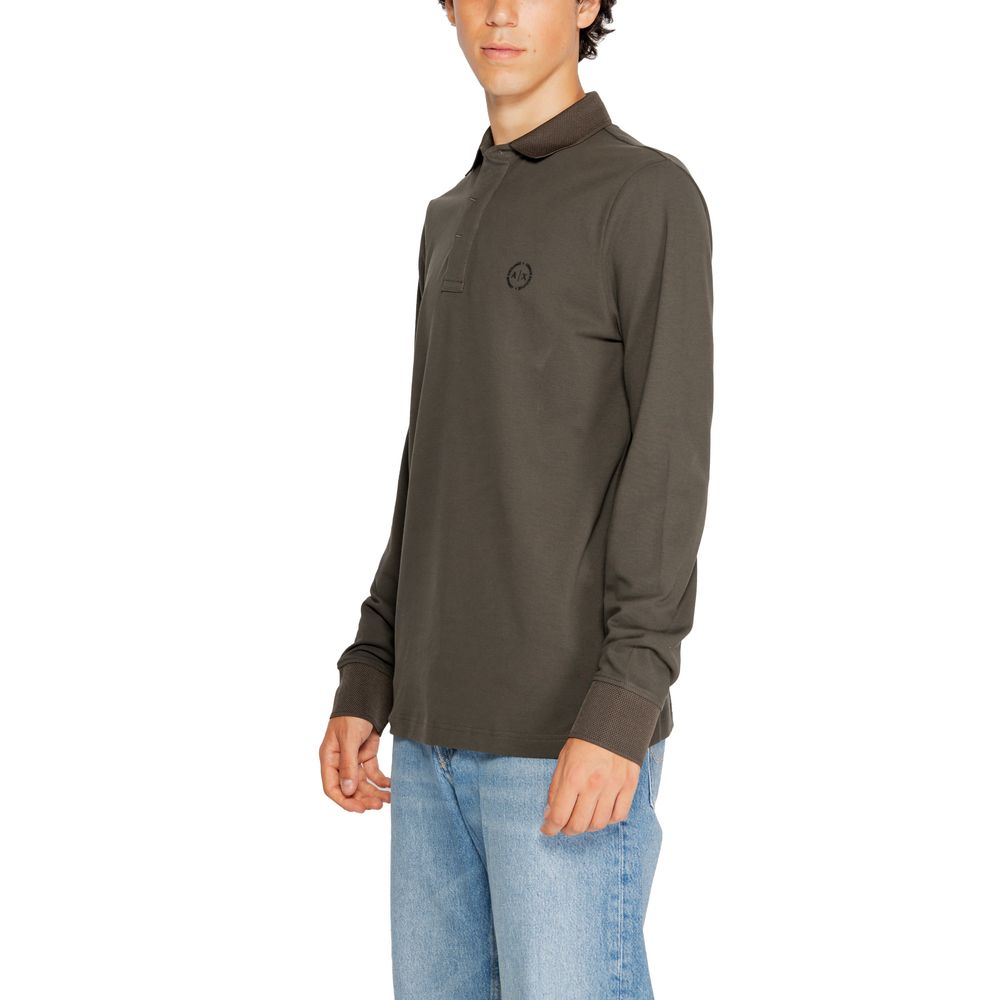 Armani Exchange Green Cotton Long Sleeve $165.00 Armani Exchange Luzworld