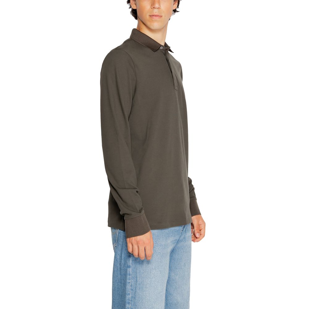 Armani Exchange Green Cotton Long Sleeve $165.00 Armani Exchange Luzworld