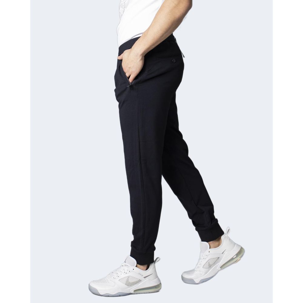 Armani Exchange Blue Viscose Skinny Pant $260.00 Armani Exchange Luzworld