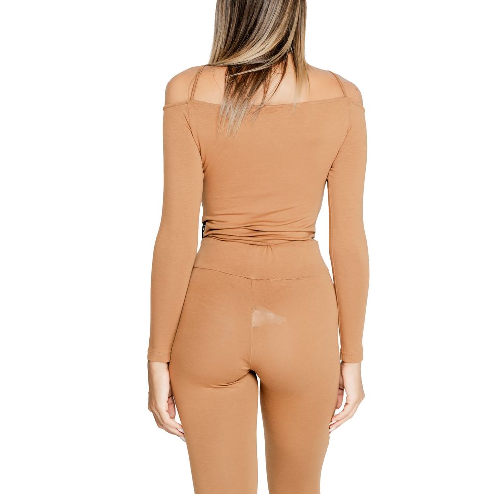 Icon Brown Cotton Bodysuit $140.00 Icon Luzworld