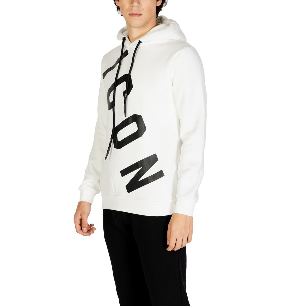 Icon White Cotton Hoody $175.00 Icon Luzworld