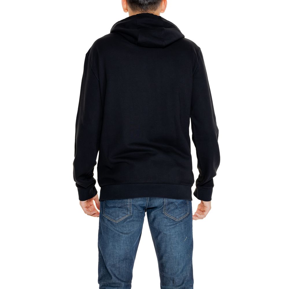EA7 Emporio Armani Black Cotton Hoody $243.00 EA7 Emporio Armani Luzworld