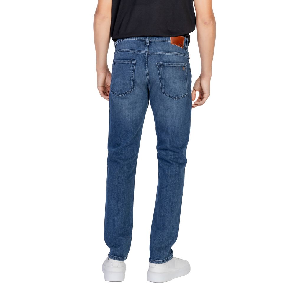Hugo Boss Blue Cotton Relaxed Fit Jean $241.00 Hugo Boss Luzworld