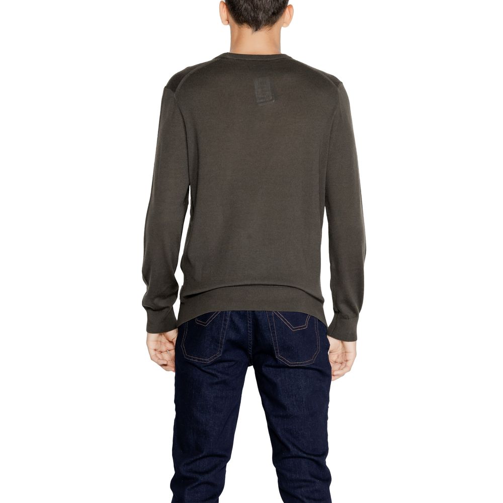 Armani Exchange Green Wool Sweater $222.00 Armani Exchange Luzworld
