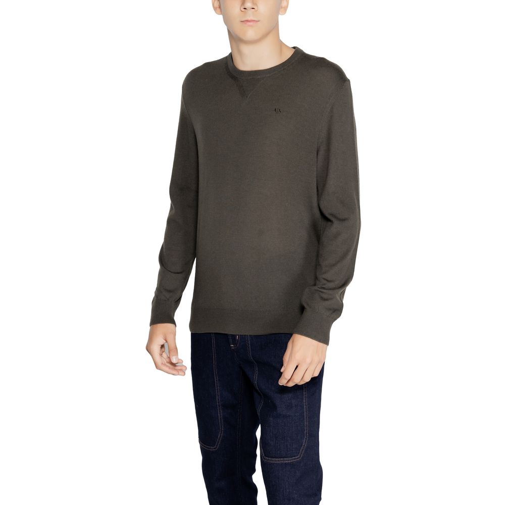 Armani Exchange Green Wool Sweater $222.00 Armani Exchange Luzworld