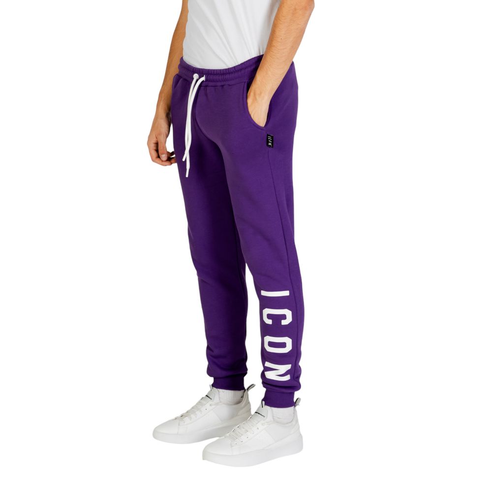 Icon Purple Cotton Joggers Workout Pant $157.00 Icon Luzworld