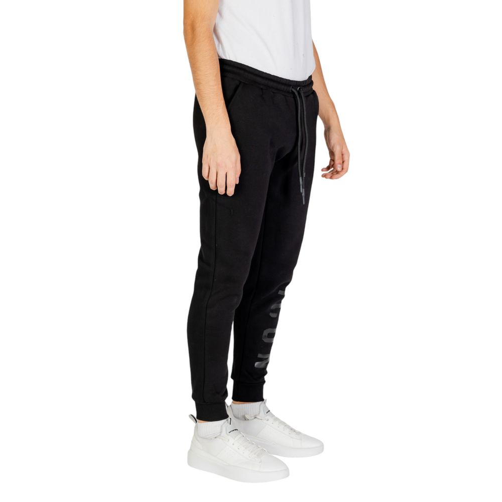 Icon Black Cotton Joggers Workout Pant $157.00 Icon Luzworld