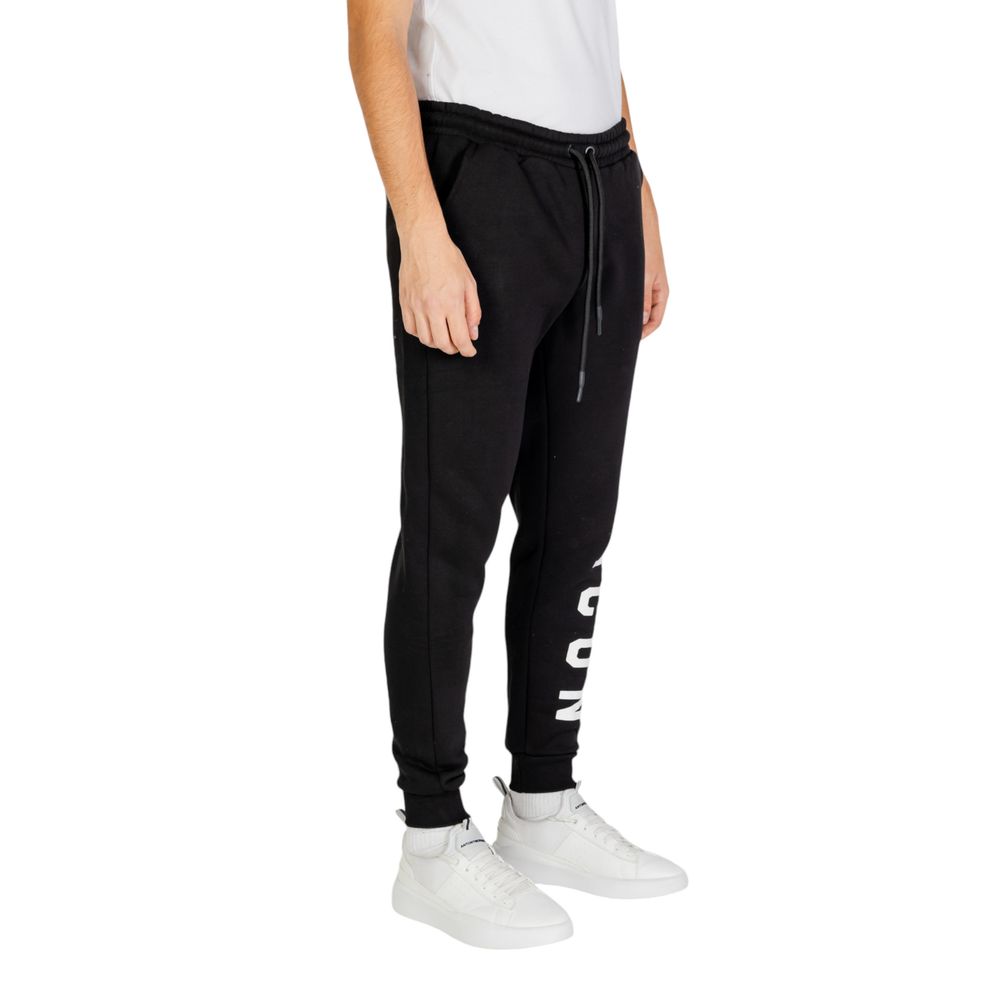 Icon Black And White Cotton Joggers Workout Pant $157.00 Icon Luzworld