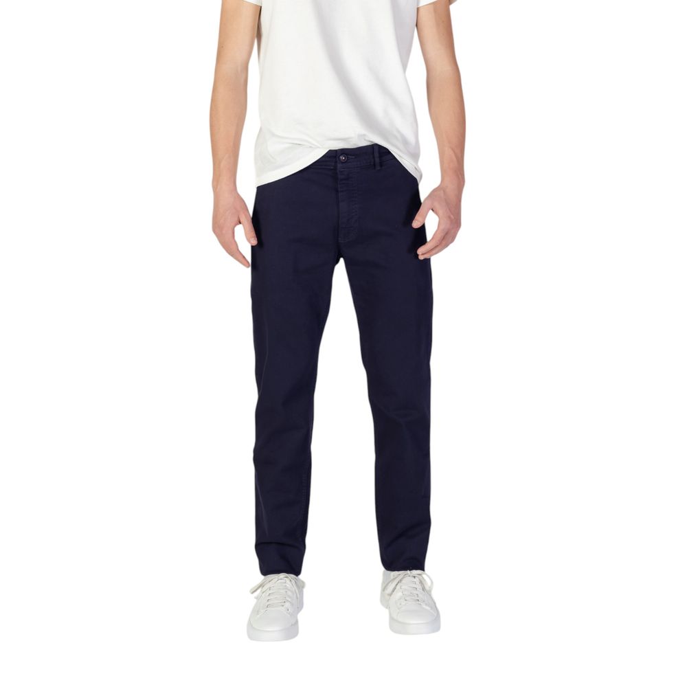 Hugo Boss Blue Cotton Skinny Pant $241.00 Hugo Boss Luzworld