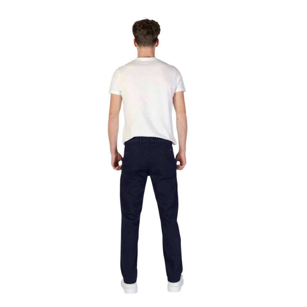 Hugo Boss Blue Cotton Skinny Pant $241.00 Hugo Boss Luzworld