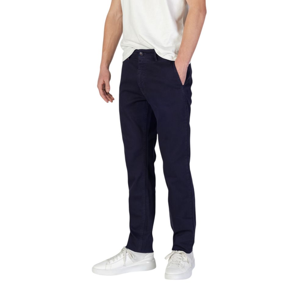 Hugo Boss Blue Cotton Skinny Pant $241.00 Hugo Boss Luzworld
