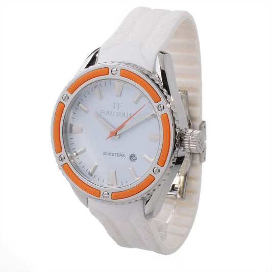 Folli Follie White Synthetic Watch $497.00 Folli Follie Luzworld
