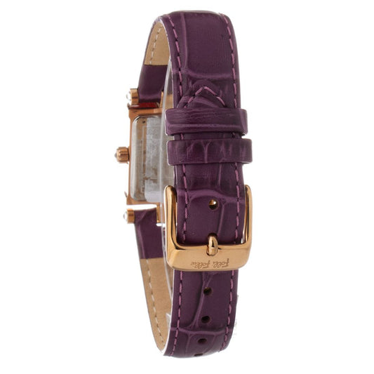 Folli Follie Purple Leather Watch $229.00 Folli Follie Luzworld