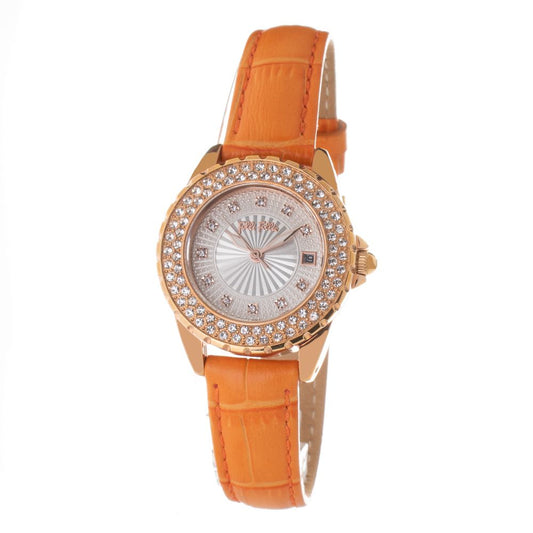 Folli Follie Orange Leather Watch $230.00 Folli Follie Luzworld