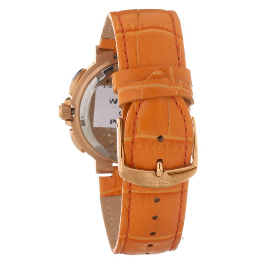 Folli Follie Orange Leather Watch $559.00 Folli Follie Luzworld