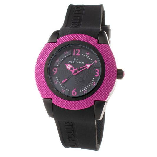 Folli Follie Black Synthetic Watch $200.00 Folli Follie Luzworld