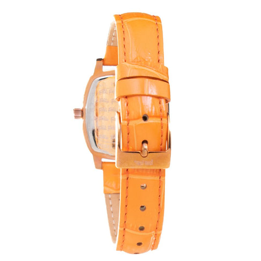 Folli Follie Orange Leather Watch $251.00 Folli Follie Luzworld