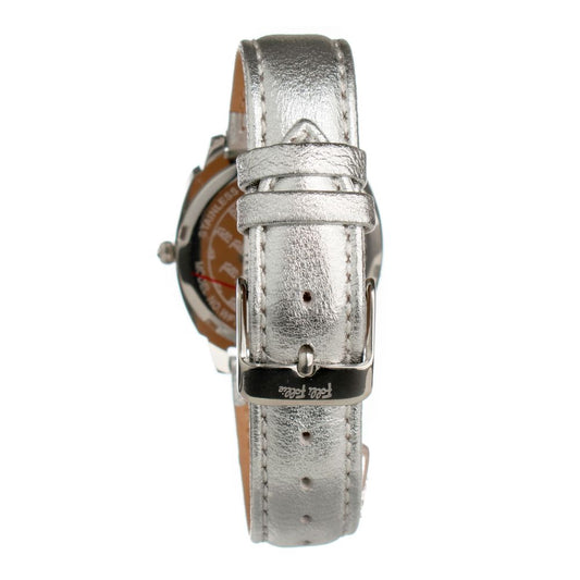 Folli Follie Gray Leather Watch $251.00 Folli Follie Luzworld