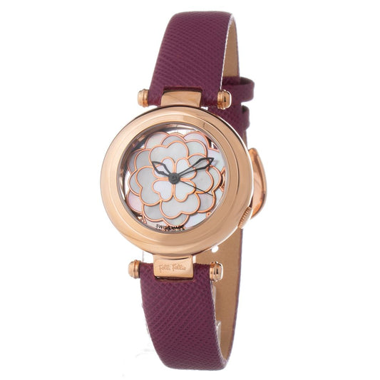 Folli Follie Purple Leather Watch $784.00 Folli Follie Luzworld