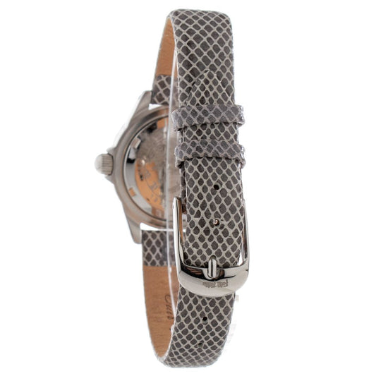 Folli Follie Gray Leather Watch $200.00 Folli Follie Luzworld