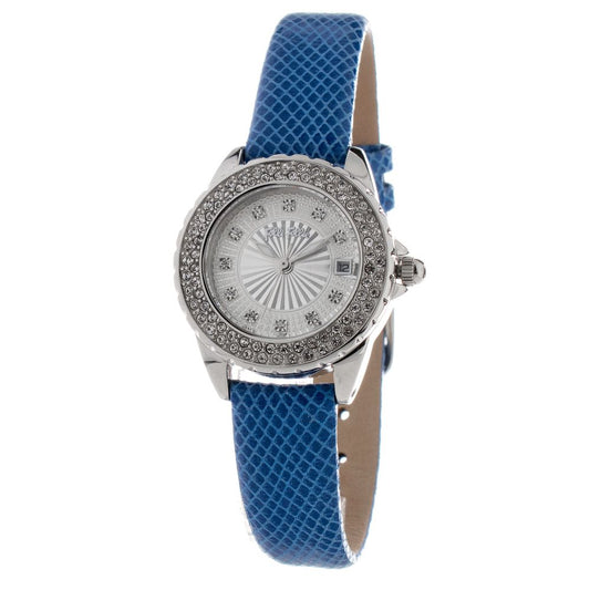 Folli Follie Blue Leather Watch $192.00 Folli Follie Luzworld