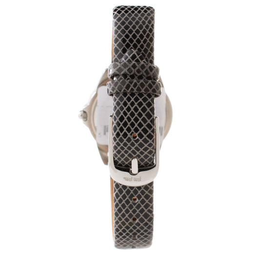 Folli Follie Gray Leather Watch $261.00 Folli Follie Luzworld