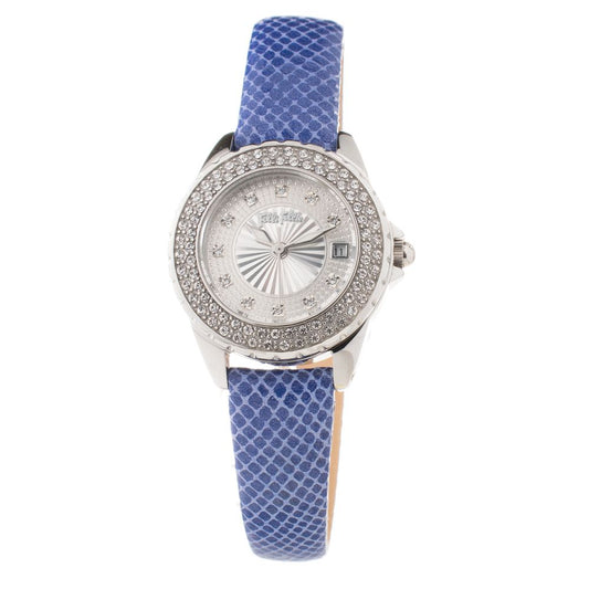 Folli Follie Blue Leather Watch $261.00 Folli Follie Luzworld