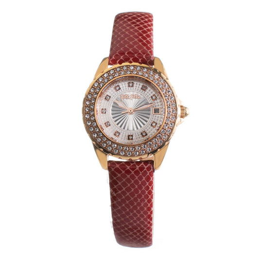 Folli Follie Red Leather Watch $211.00 Folli Follie Luzworld