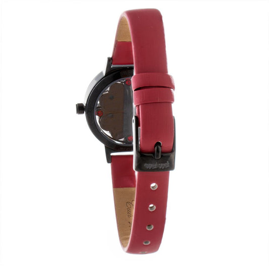 Folli Follie Red Leather Watch $239.00 Folli Follie Luzworld