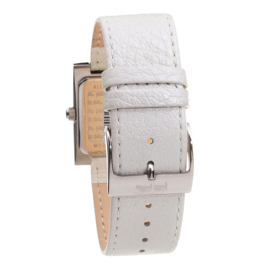 Folli Follie Gray Leather Watch $241.00 Folli Follie Luzworld