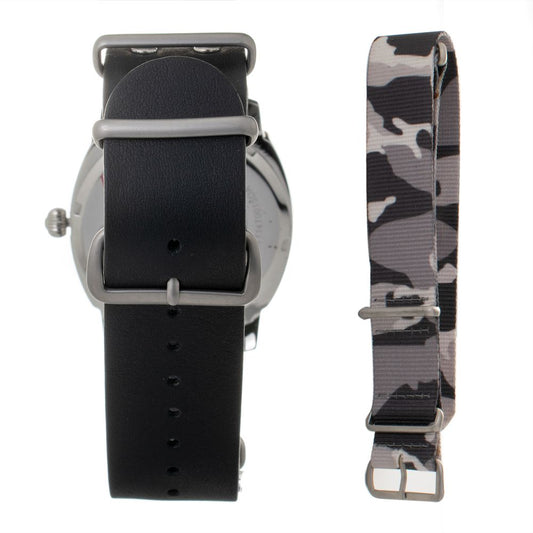 Folli Follie Black Leather Watch $548.00 Folli Follie Luzworld