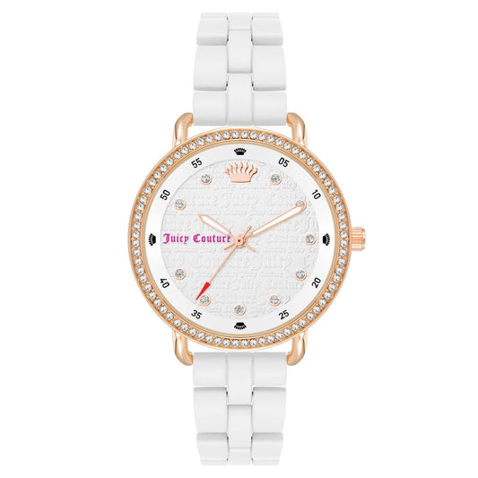 Juicy Couture White Metal Watch $217.00 Juicy Couture Luzworld