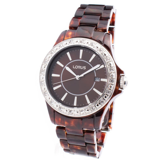 Lorus Brown Polyethylene Watch $155.00 Lorus Luzworld