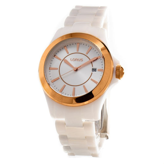 Lorus White Plastic Watch $155.00 Lorus Luzworld
