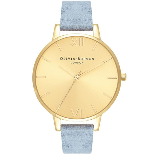 Olivia Burton Blue Artificial Leather Watch $195.00 Olivia Burton Luzworld