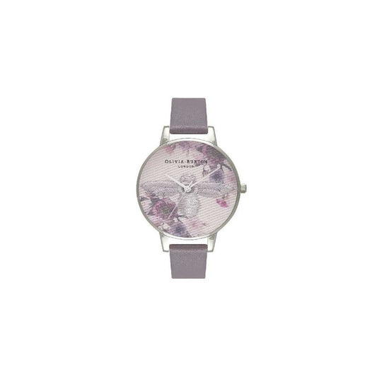 Olivia Burton Gray Artificial Leather Watch $301.00 Olivia Burton Luzworld