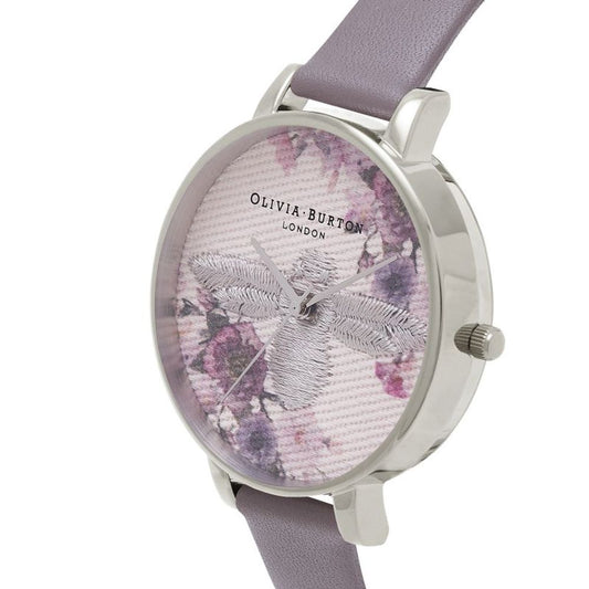 Olivia Burton Gray Artificial Leather Watch $301.00 Olivia Burton Luzworld