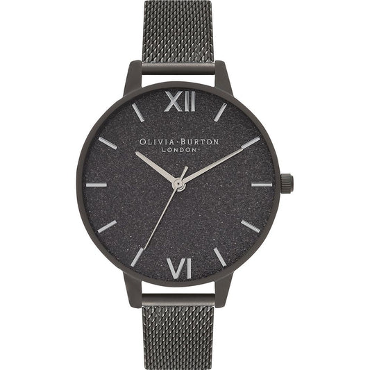 Olivia Burton Black Stainless Steel Watch $253.00 Olivia Burton Luzworld