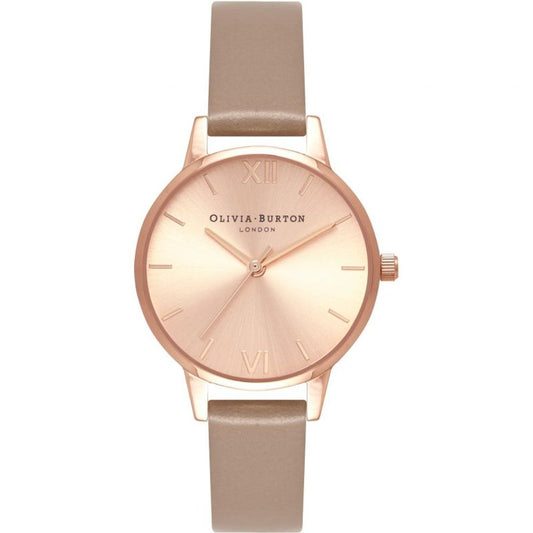 Olivia Burton Brown Artificial Leather Watch $182.00 Olivia Burton Luzworld