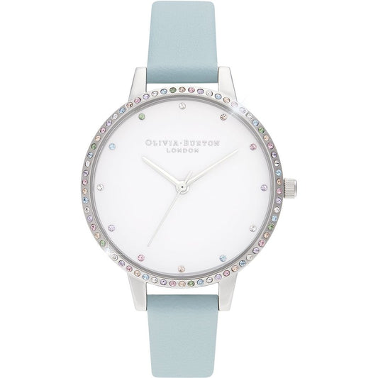 Olivia Burton Blue Artificial Leather Watch $253.00 Olivia Burton Luzworld